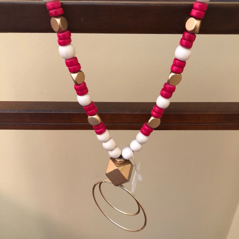 Beaded blues necklace